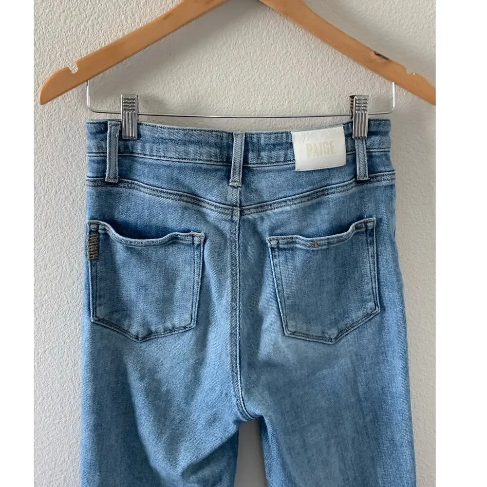 Paige Sarah Slim Crop Skinny Jeans Sundown‎